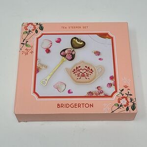 Bridgerton - Pink Tea Steeper Set - Brand New